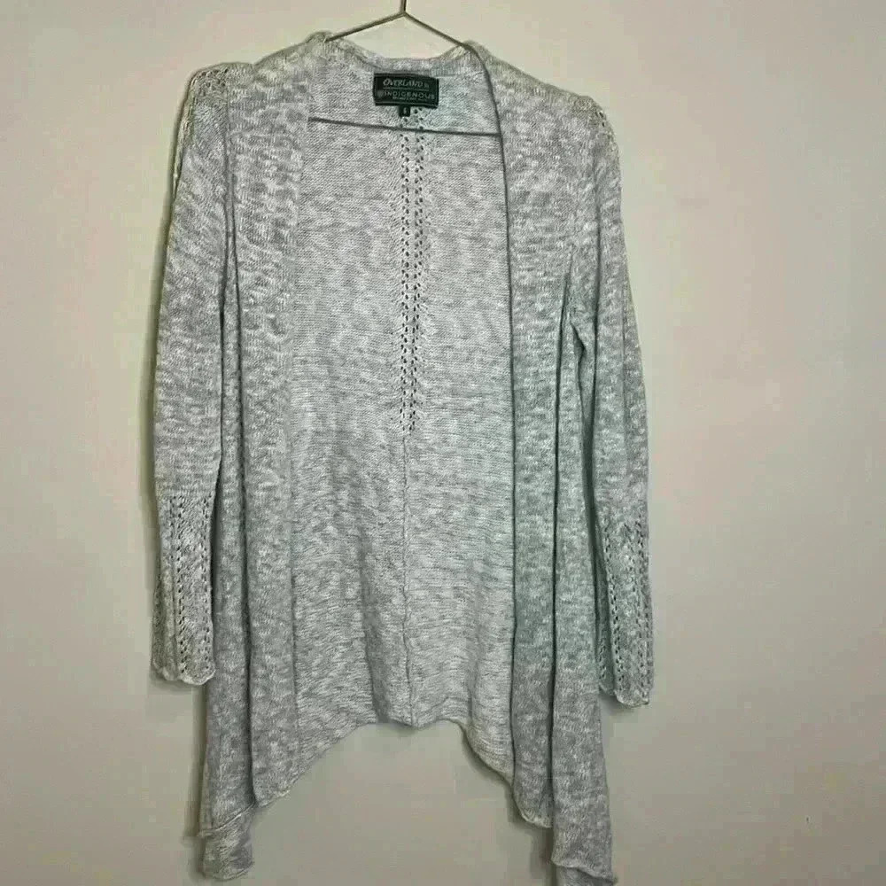 Overland by Indigenous Long line Asymmetrical Cardigan